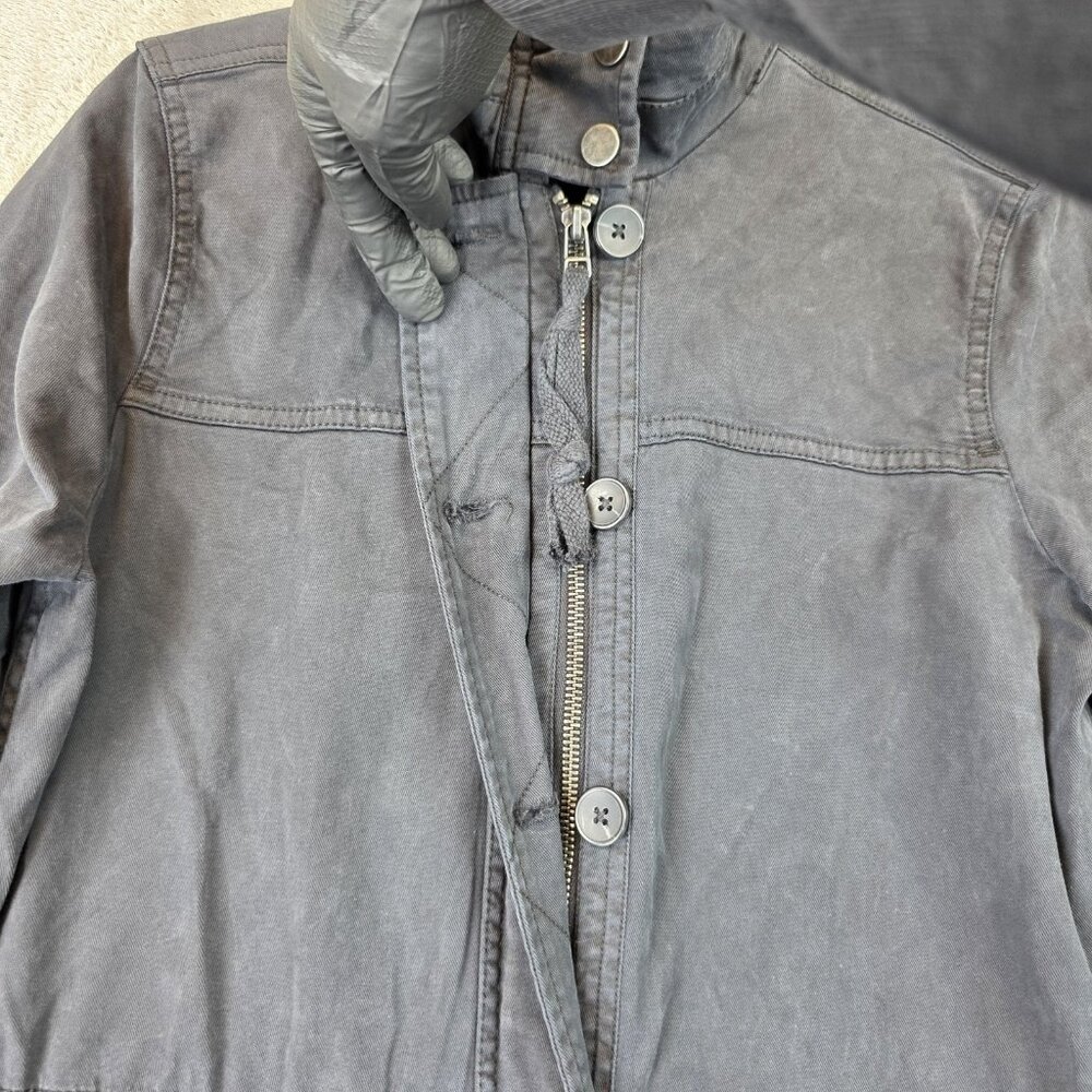 Lucky Brand Jacket Womens Small Utility Button Zip Pockets 7WD3177 Casual - Picture 2 of 13
